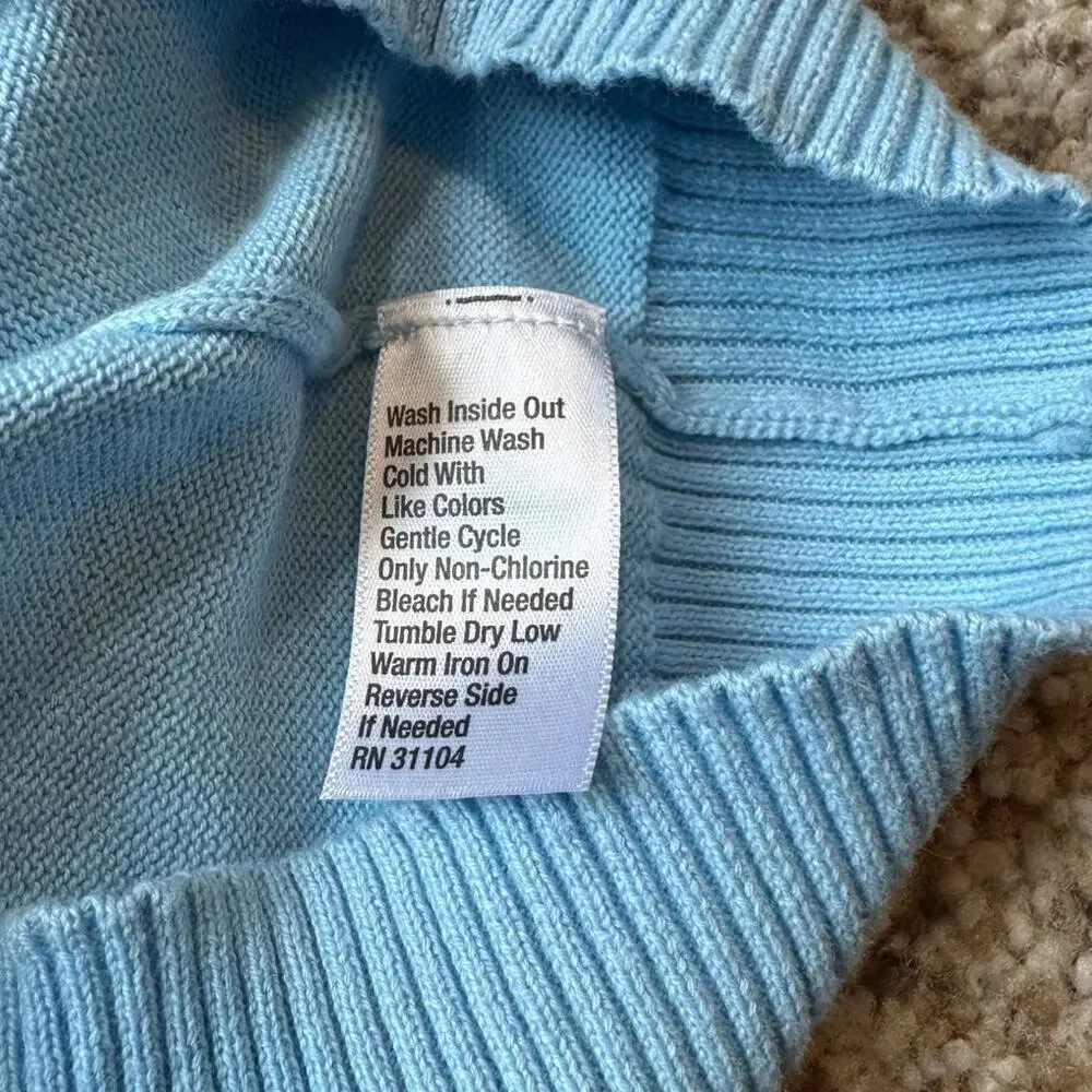 J. Khaki Boys Sweater Vest, Light blue with Anchor, size 6 boys/kids